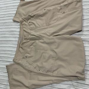 Tan scrub pants